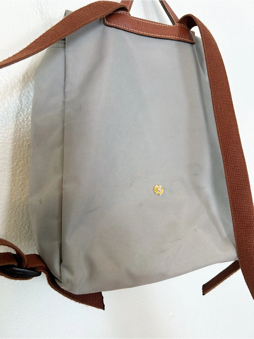 Longchamp Le Pliage Backpack Grey